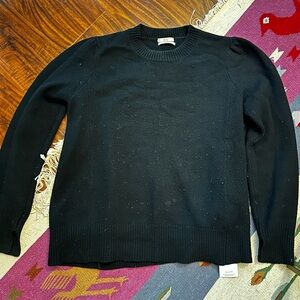 CO Black Crewneck Sweater 100% cashmere / wool L